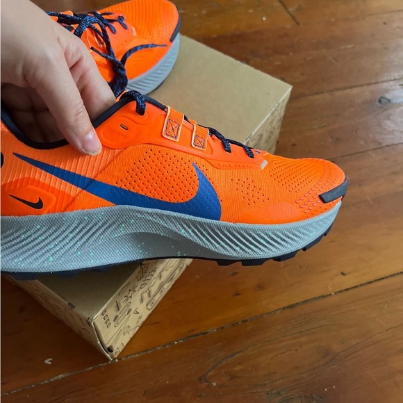 Nike Pegasus Trail3 Running Total Orange/Blue Men’s Size 9.5 Brand New - Picture 9 of 12